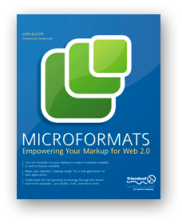 cover of my Microformats book 